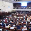 Presiden AS Donald Trump berbicara kepada Knesset di Yerusalem, 13 Oktober, 2025 Foto AP