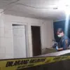 Polisi olah TKP di toilet masjid Desa Sadasari, Kecamatan Argapura, Majalengka, tempat bocah 11 tahun ditemuka