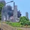 Ledakan di kilang minyak dan petrokimia milik PT Trans Pacific Petrochemical Indotama (TPPI) di Tuban, Jawa Ti