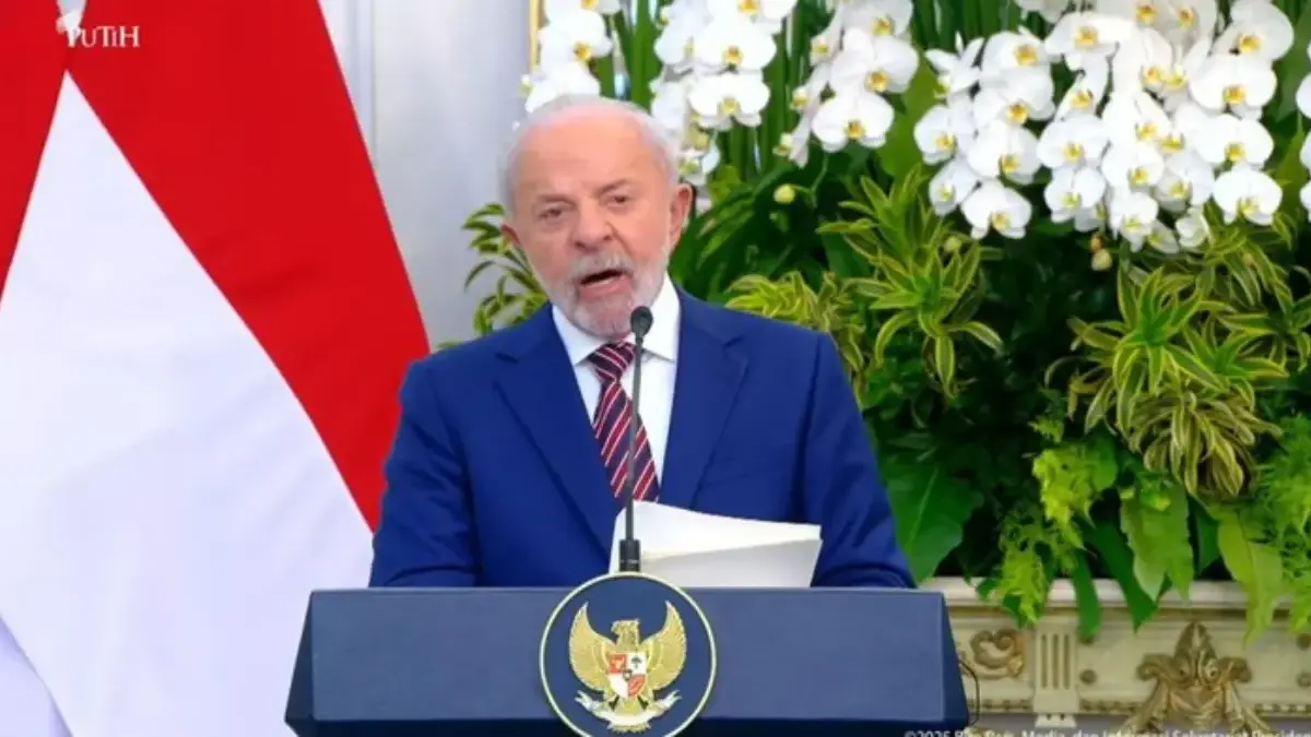 Presiden Brasil Luiz Inácio Lula da Silva. (dok. YouTube Setpres)