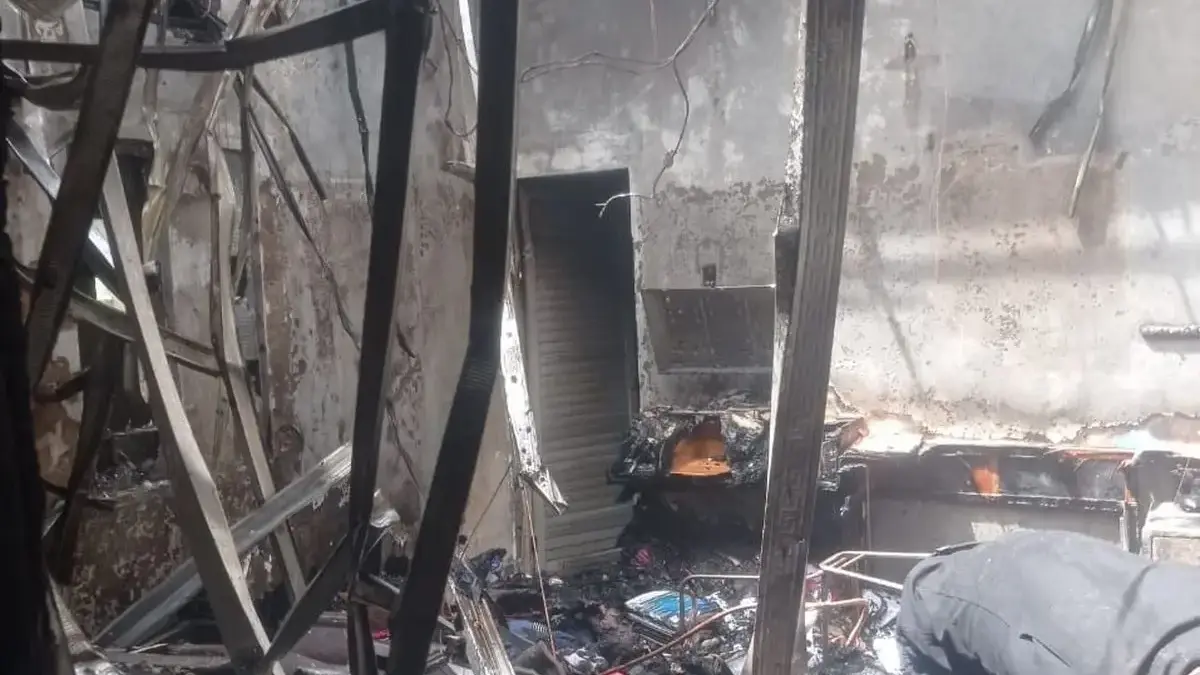 Rumah hakim Pengadilan Negeri (PN) Medan, Khamozaro Waruhu di Komplek Taman Harapan Indah, Jalan Pasar II, Kel