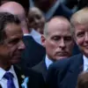Andrew Cuomo dan Donald Trump di Peringatan 9/11 pada 11 September 2016.( Brendan Smialowski / AFP melalui Get