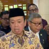 Menteri Agraria dan Tata Ruang/Badan Pertanahan Nasional (ATR/BPN), Nusron Wahid saat berkunjung ke Makassar,