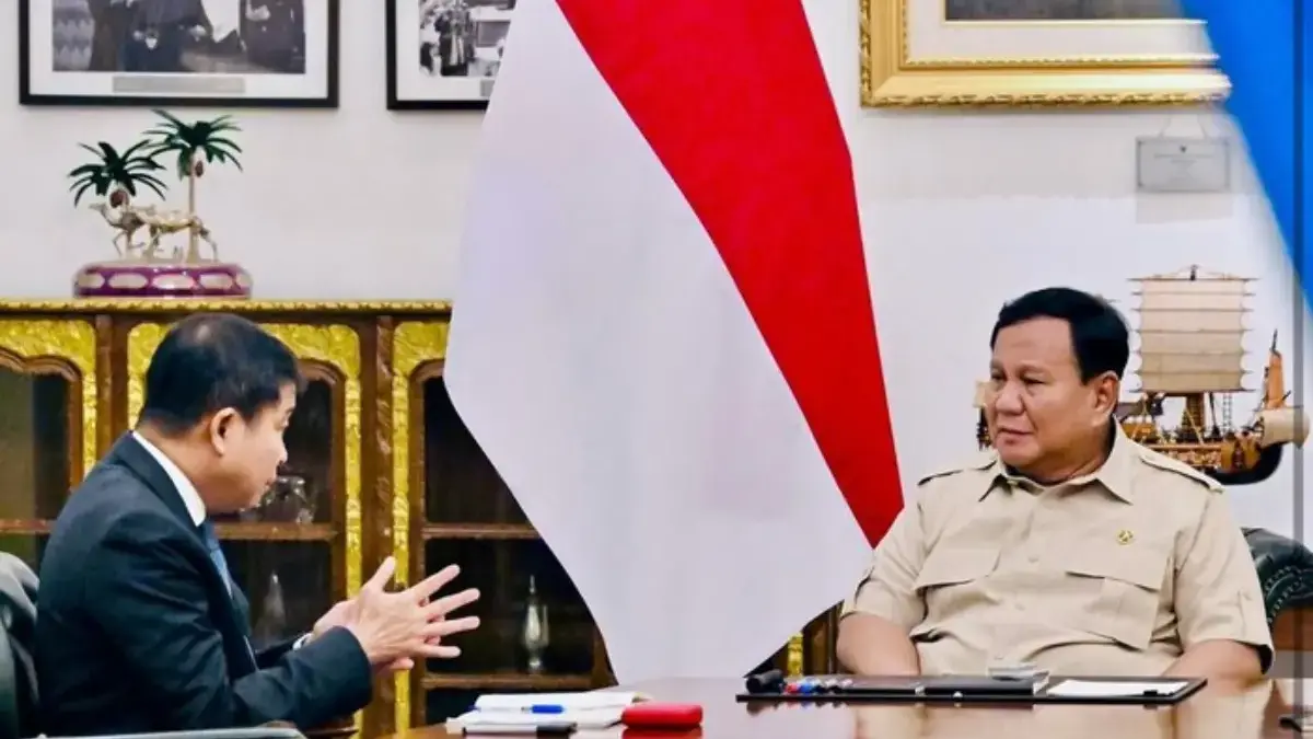 Pertemuan 2 Jam, Prabowo Ungkap Isi Obrolan dengan Jonan: Tukar Pandangan Jonan bertemu dengan Presiden Prabowo di Istana Presiden (dok. Instagram Ignasius Jonan)