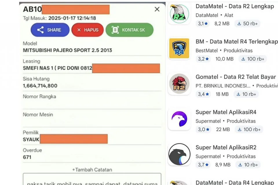 Aplikasi Go Matel. (INSTAGRAM REALMRBERT DAN MANANGSOEBATI_OFFICIAL)