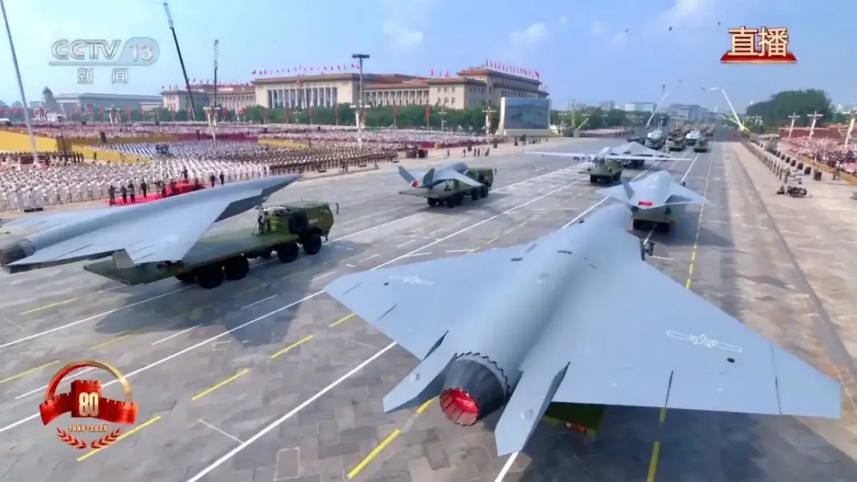 Pentagon: Peningkatan Kekuatan Militer China Bikin Wilayah Amerika Serikat Semakin Rentan Tentara China berbaris dalam parade militer merayakan ulang tahun ke-80 kemenangan atas Jepang di Perang Dunia