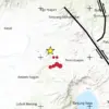 Update peta sebaran gempa dengan magnitudo utama 4.7 di Agam Sumatera Barat diikuti 6 gempa susulan sampai puk
