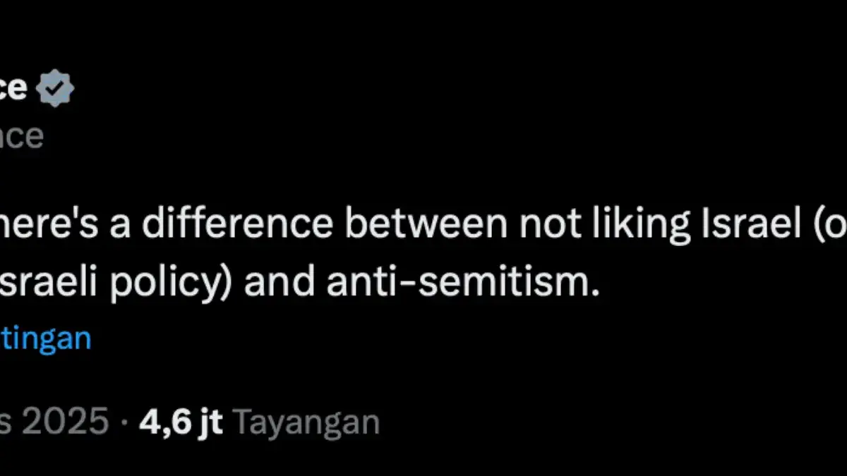 Tangkapan layar X JD Vance