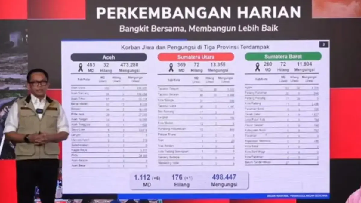 Kepala Pusat Data, Informasi, dan Komunikasi Kebencanaan (Kapusdatin) BNPB Abdul Muhari.