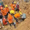 Operasi pencarian banjir bandang dan tanah longsor di Kampung Duren, Desa Batu Godang, Kecamatan Angkola Sangk