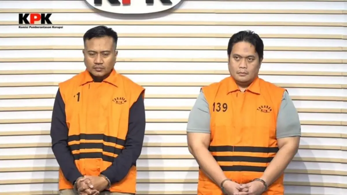 Kepala Kejaksaan Negeri Hulu Sungai Utara (HSU) Albertinus P Napitupulu (APN) dan Kasi Intel Kejari HSU Asis B