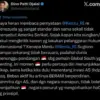 Cuitan Dino Patti Djalal di platform X. (Tangkapan layar)