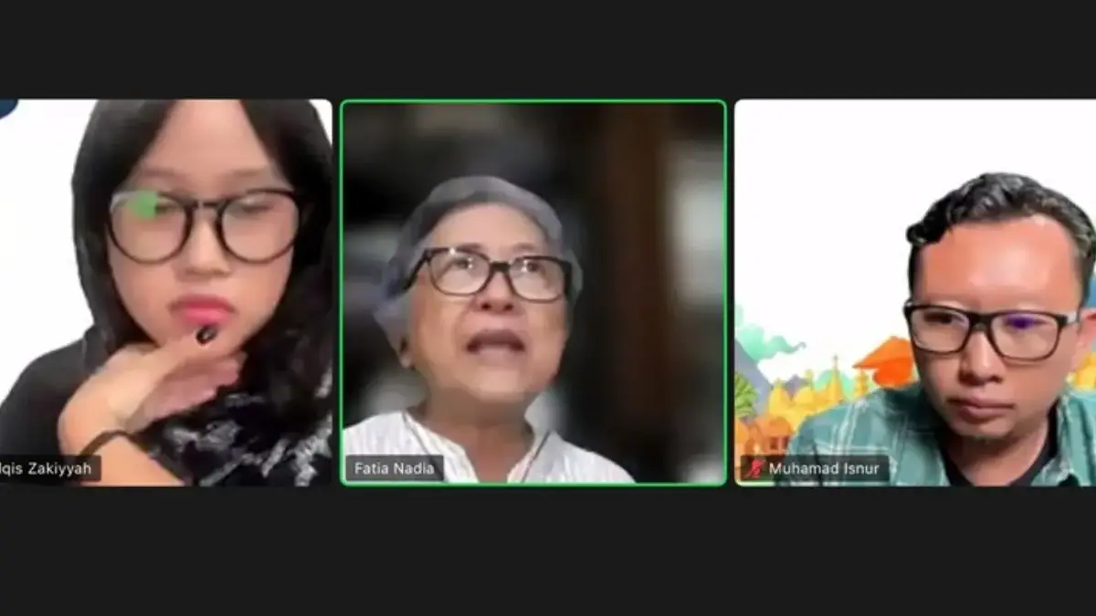 Ketua YLBHI Muhammad Isnur (kanan). (Foto: Webinar Koalisi Masyarakat Sipil untuk Pembaruan KUHAP)