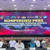 konferensi pers Densus 88 di Mabes Polri, Jakarta Selatan, Rabu, 7 Januari 2025